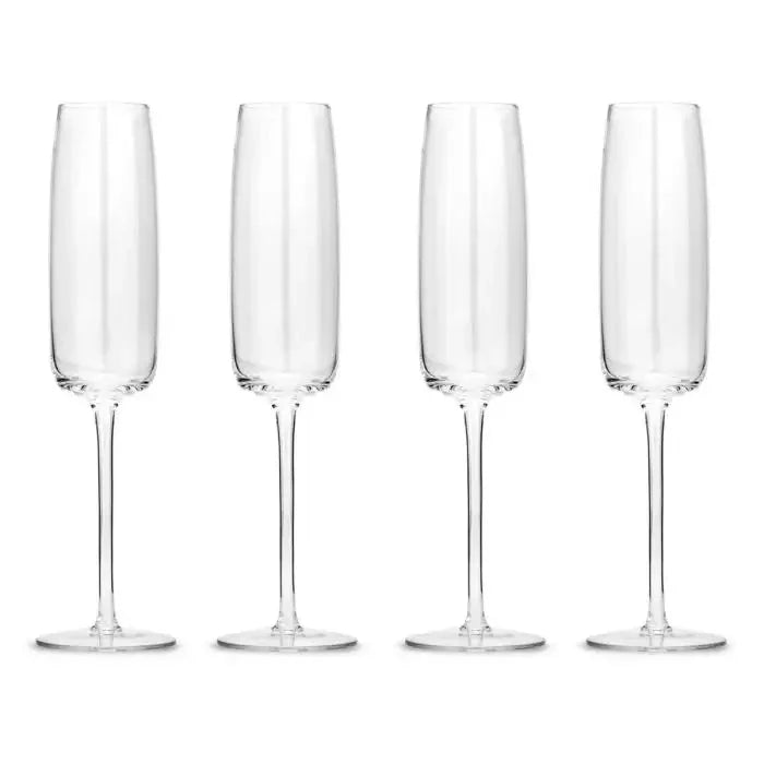Ripple CHAMPAGNE FLUTE SET OF 4 Carrr
