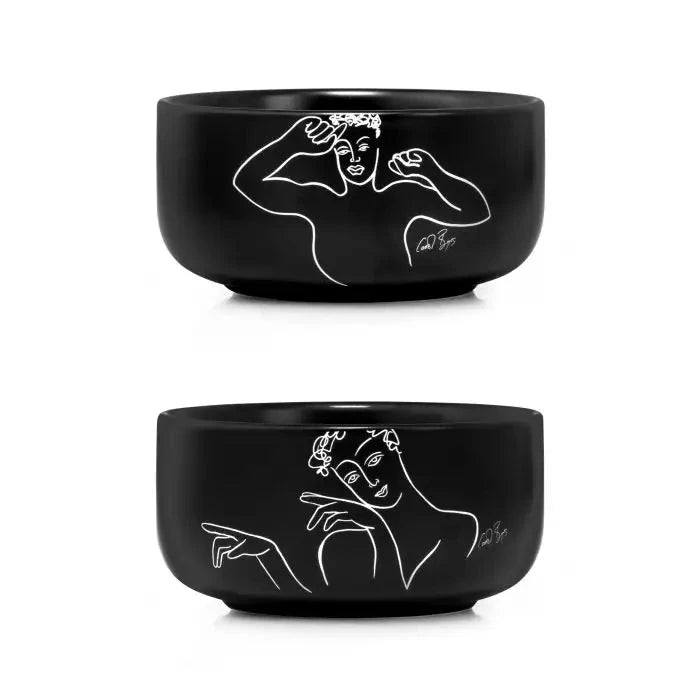 Hey You! MEDIUM BOWL SET OF 2 Carrr