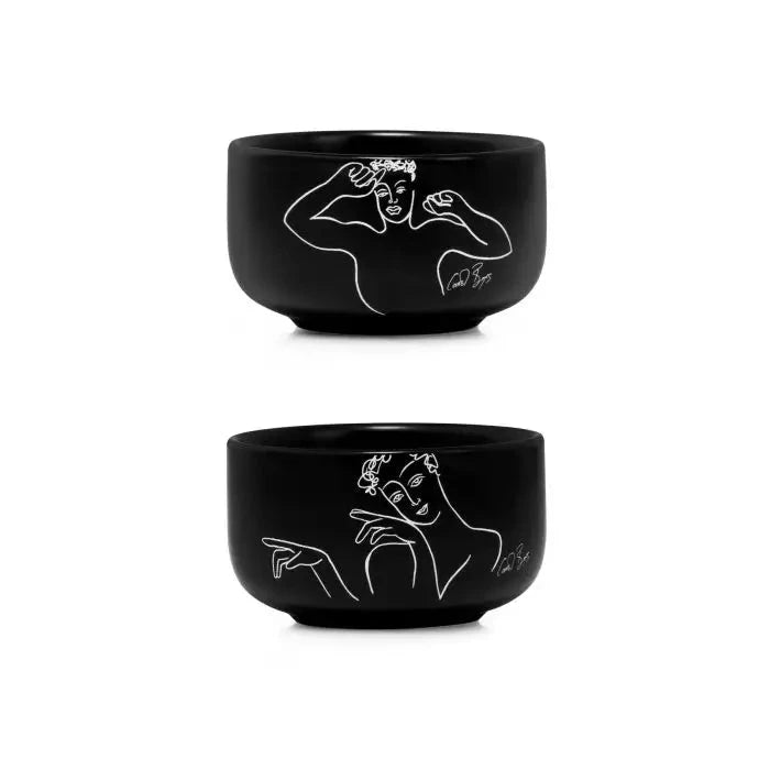 Hey You! SMALL BOWL SET OF 2 Carrr