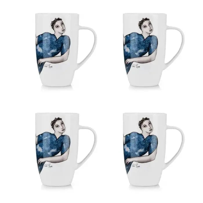 Attentive MUG SET OF 4 Carrr