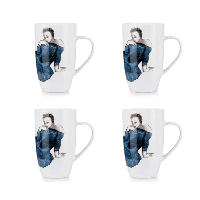 Enticing MUG SET OF 4 Carrr