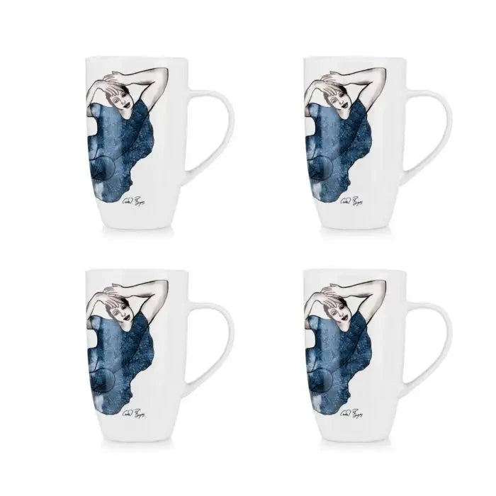 Graceful MUG SET OF 4 Carrr