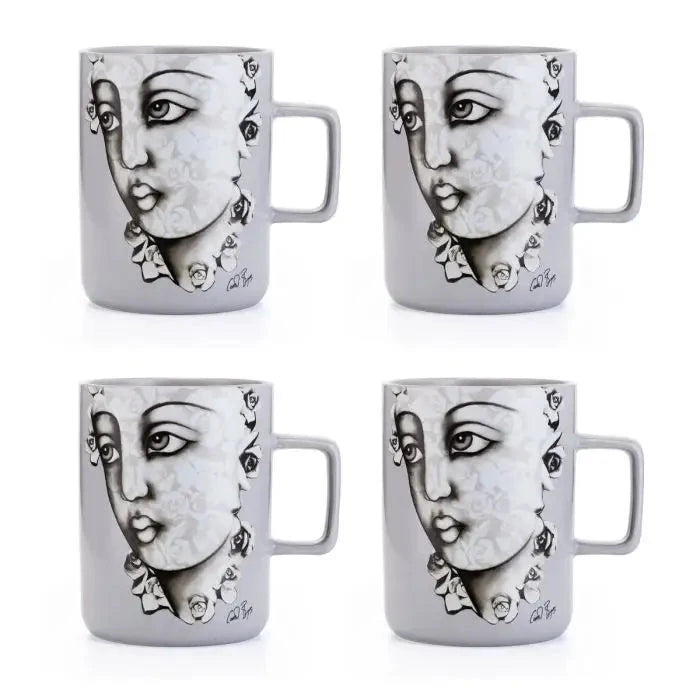Mystique MUG SET OF 4 Carrr