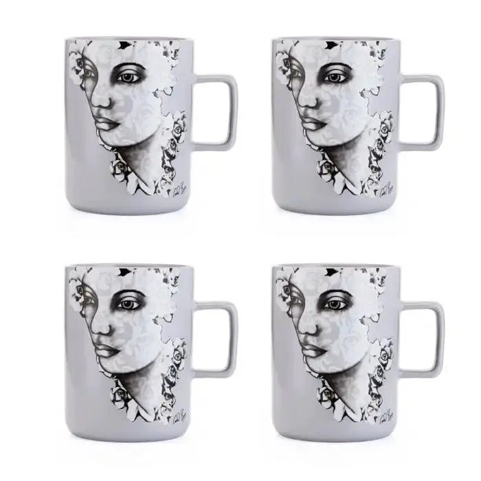 Sultry MUG SET OF 4 Carrr