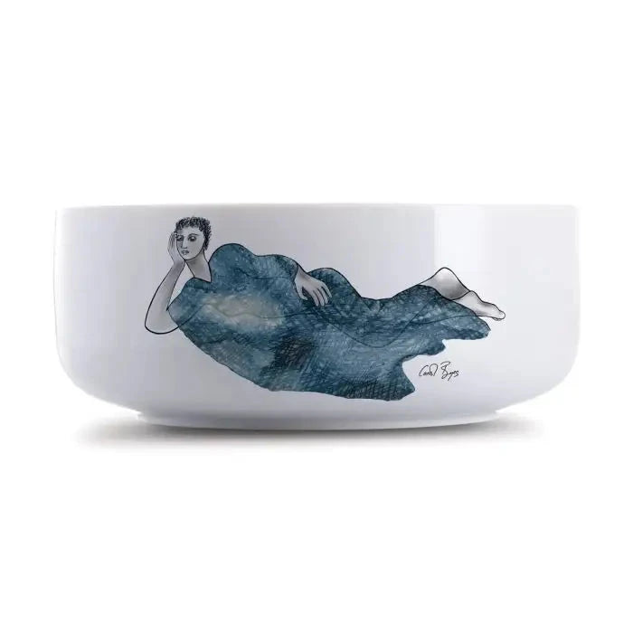 Indigo Girl SALAD BOWL Carrr