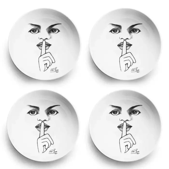 It's A Secret! CEREAL / SOUP BOWL SET OF 4 Carrr