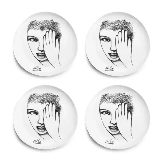 Eye For Detail DINNER PLATE SET OF 4 Carrr