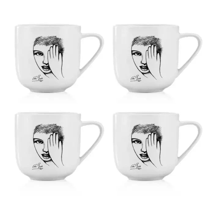 Eye For Detail MUG SET OF 4 Carrr