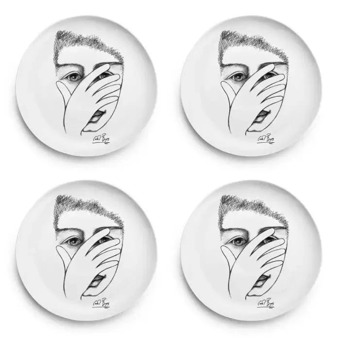 Hidden Charms SIDE PLATE SET OF 4 Carrr