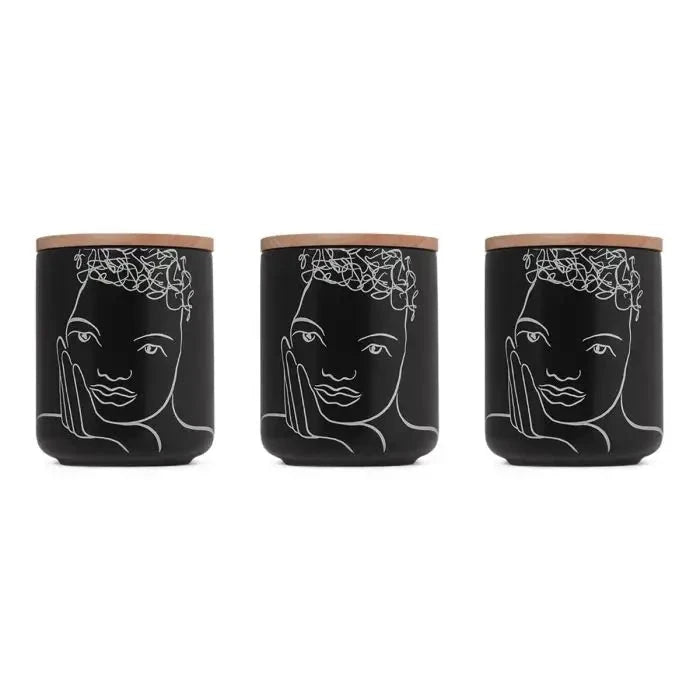 Knowing CANISTER SMALL SET OF 3 Carrr