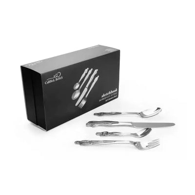 CUTLERY 24pc SET Sketchbook Carrr
