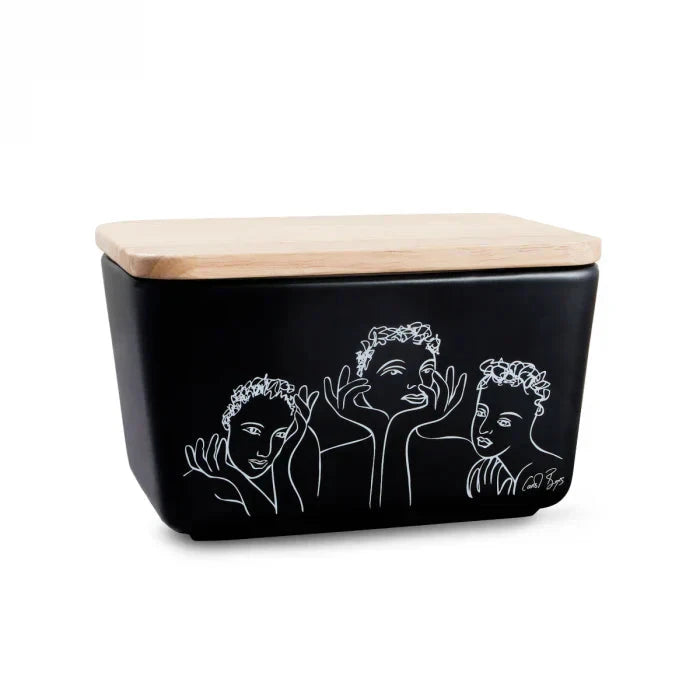 BUTTER DISH Conversation Carrr