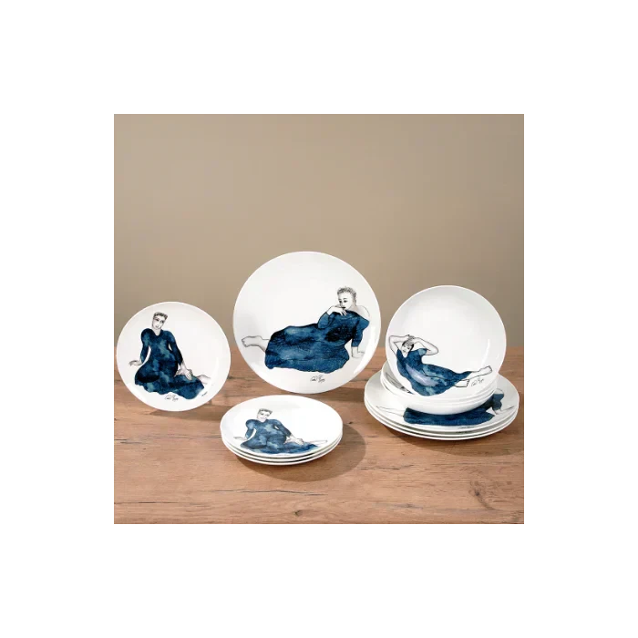 Indigo Girls DINNERWARE 12pc SET Carrr