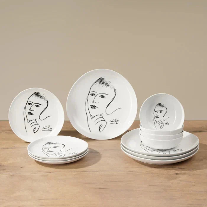 Distant Memory DINNERWARE 12pc SET Carrr