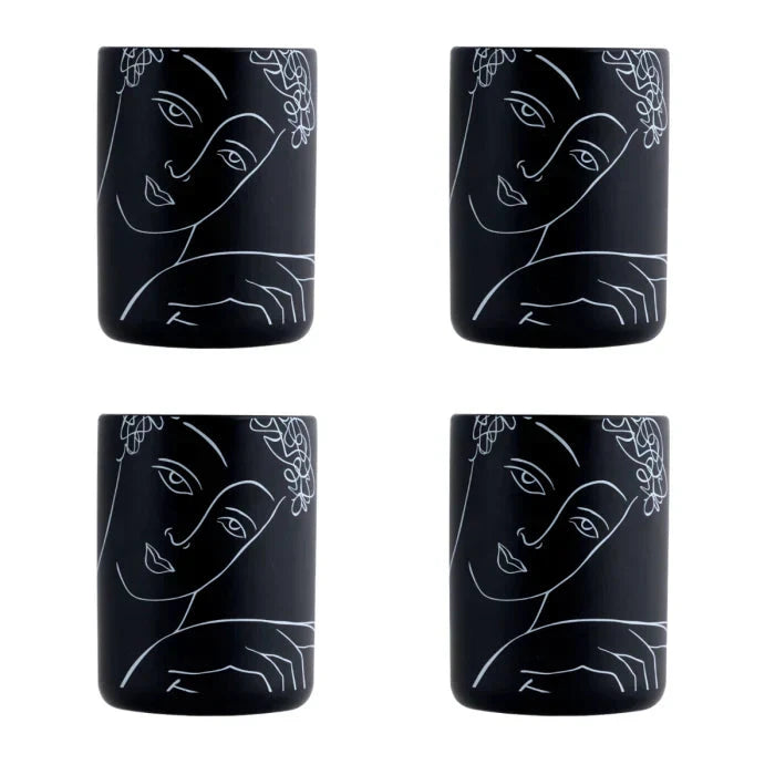 Hey You MUG SET OF 4 Carrr