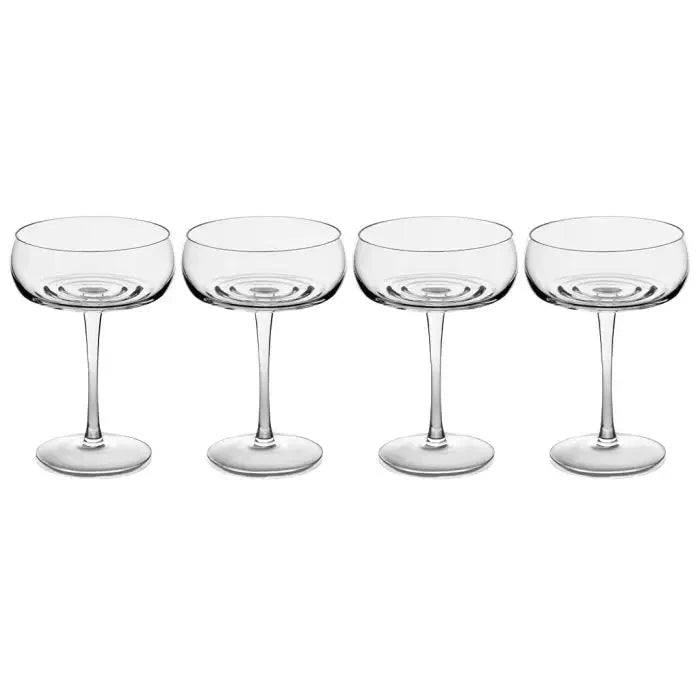 Ripple CHAMPAGNE COUPE SET OF 4 Carrr