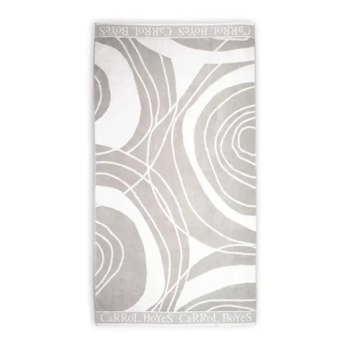 BATH SHEET oasis silver CaRRoL BoYeS