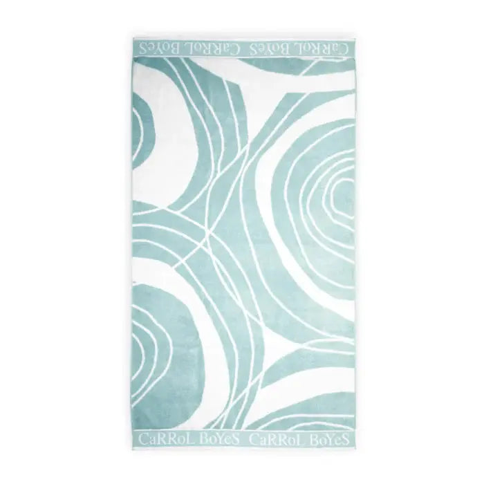 BATH SHEET oasis blue CaRRoL BoYeS